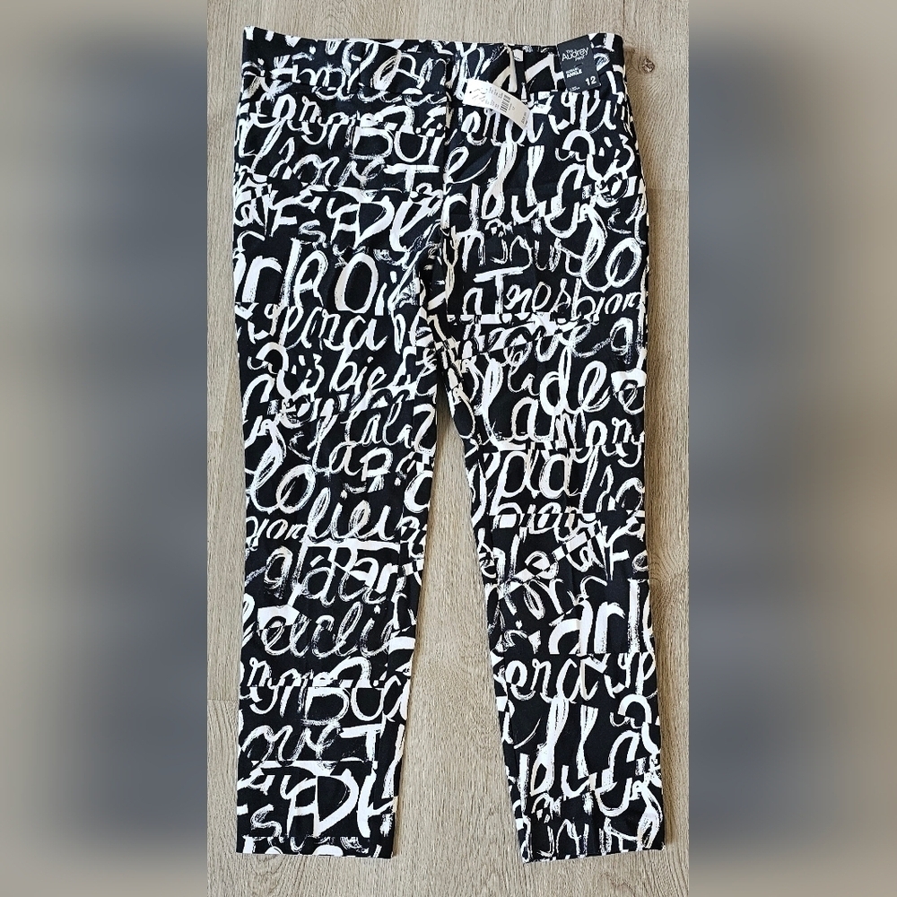 Size 12 NY & Company Audrey  Slim Leg Ankle Pants